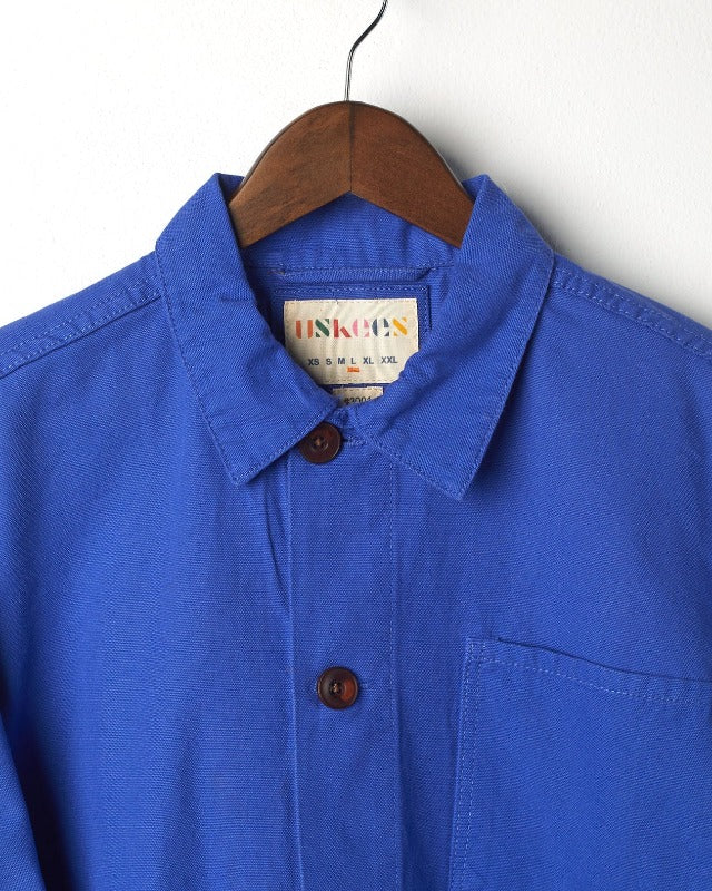 Uskees Buttoned Overshirt - Ultra Blue