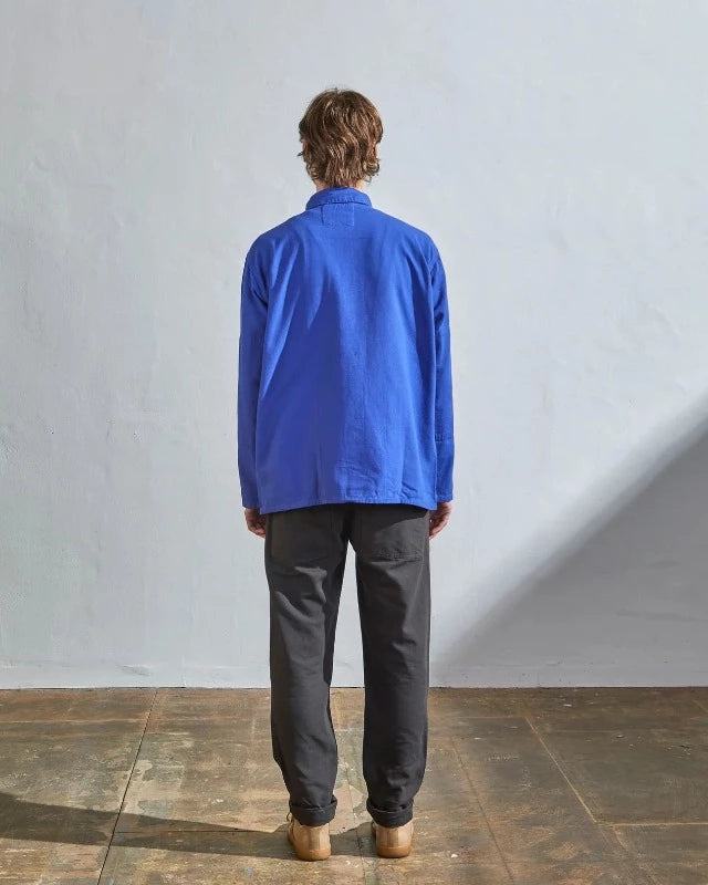 Uskees Buttoned Overshirt - Ultra Blue