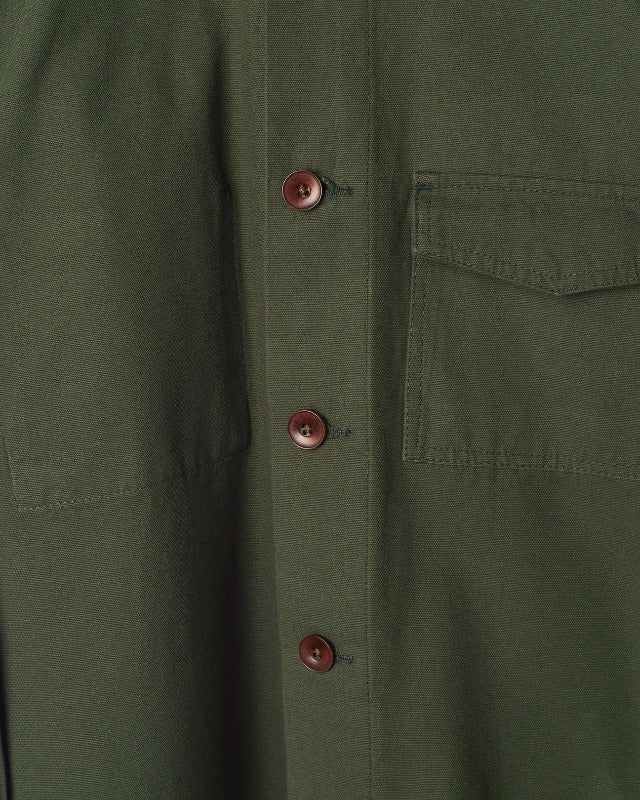 Uskees Buttoned Workshirt - Vine Green