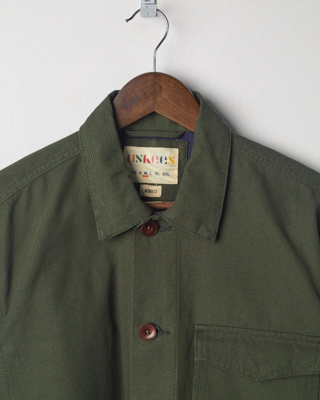 Uskees Buttoned Workshirt - Vine Green