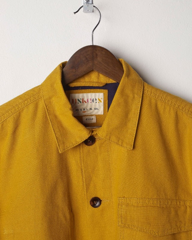 Uskees Buttoned Overshirt - Yellow