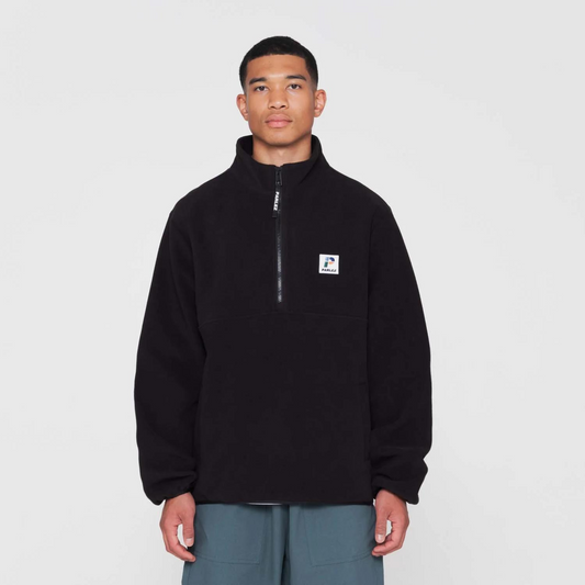 Parlez Reese Fleece 1/4 Zip - Black