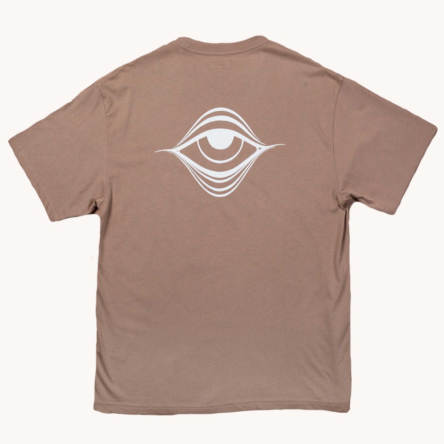 Blue Flowers Optic T-Shirt - Camel