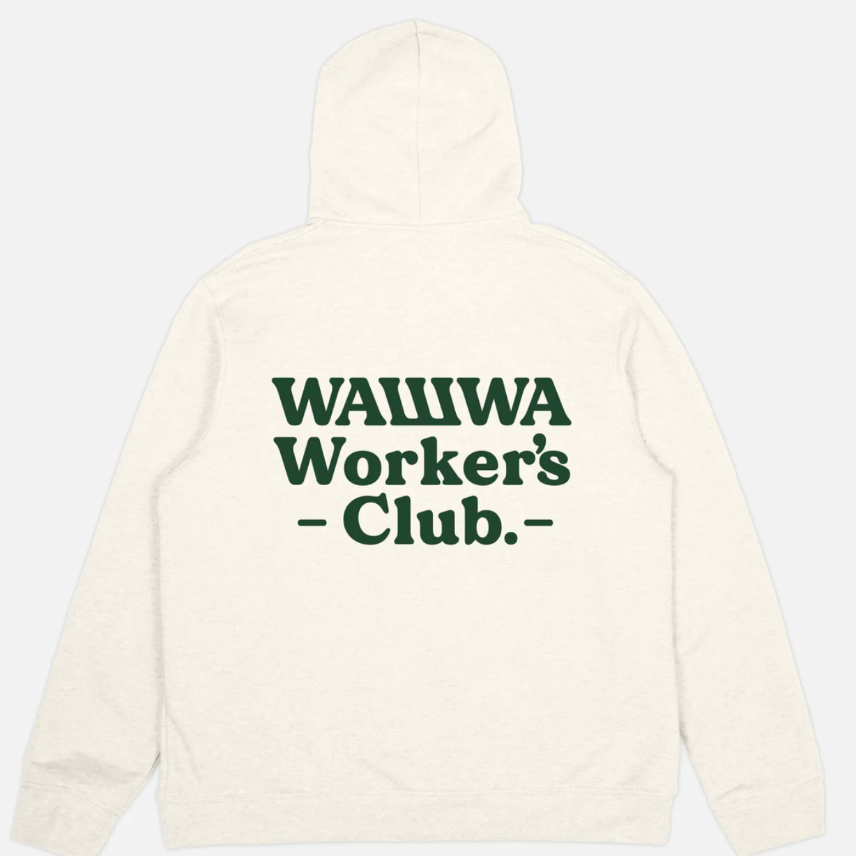 Wawwa Worker's Organic Heavyweight Hoody - Natural