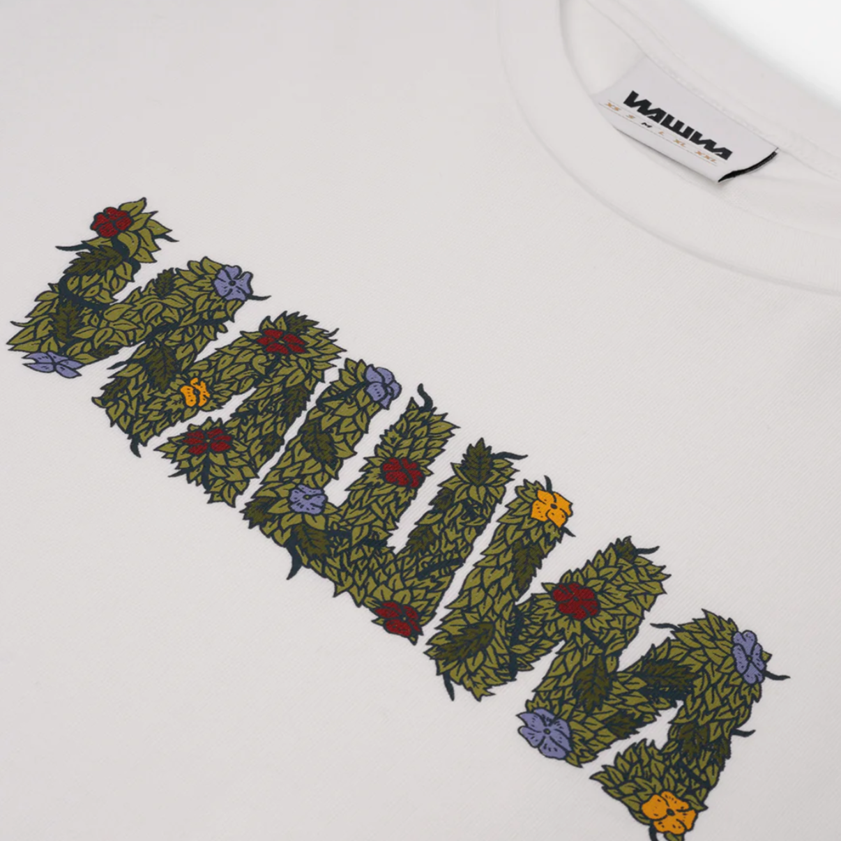 Wawwa Overgrown Logo T-Shirt - White