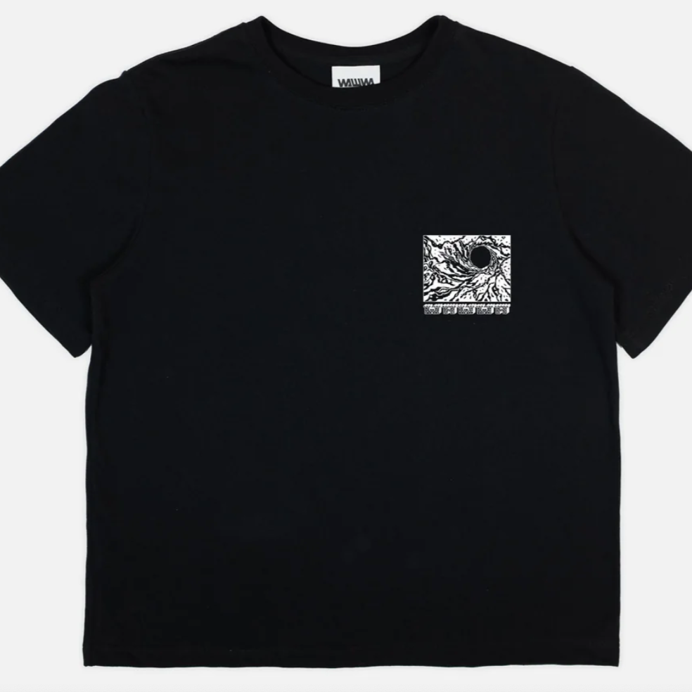 Wawwa Future Daze Organic T-Shirt - Black