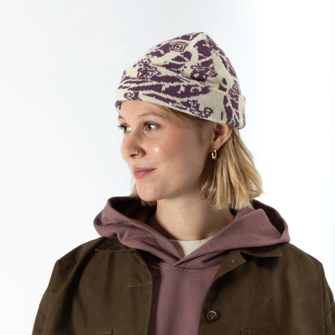 Charlie Beanie Bamba Print